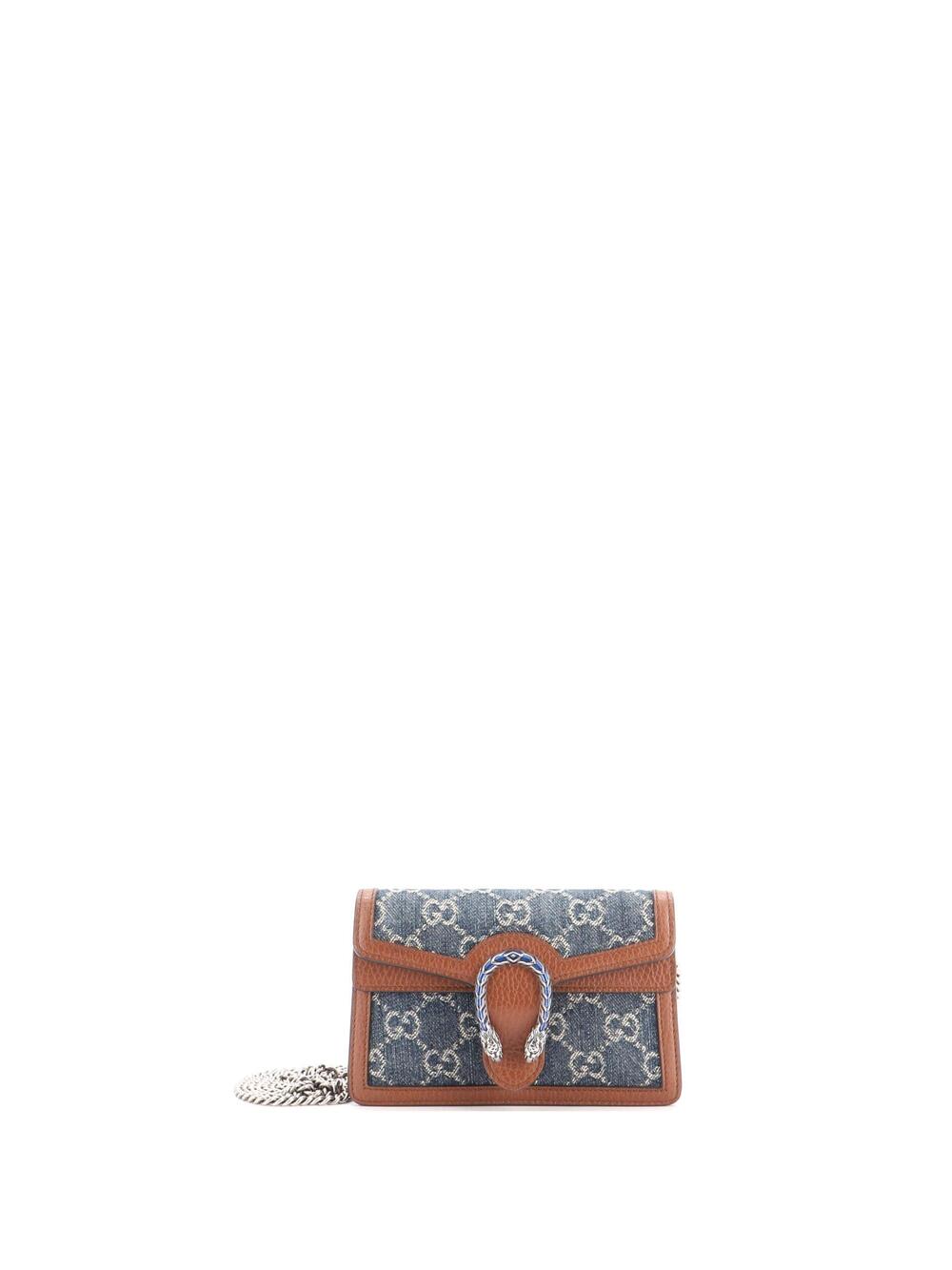 Gucci Dionysus Bag Gg Denim Super Mini #365204G10B